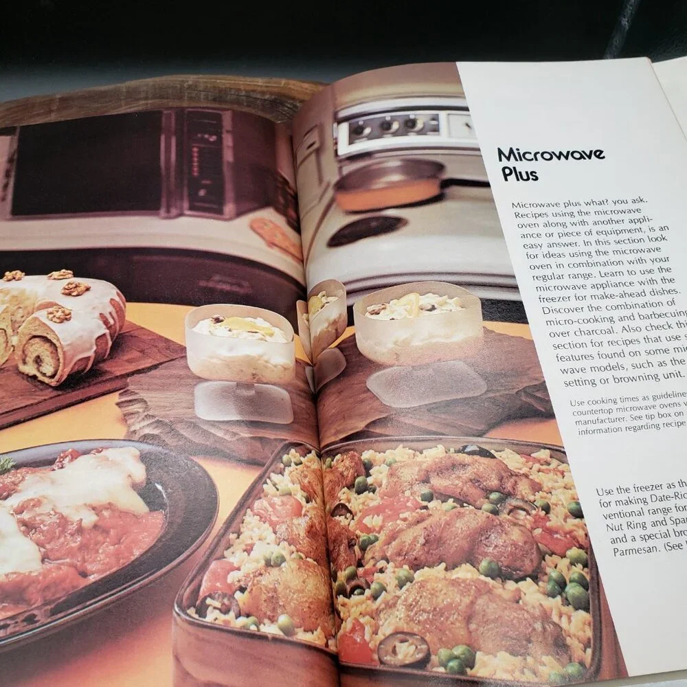Vintage Microwave Cookbooks Lot of 3 Better Homes Campbell’s Emerson Retro 1970s